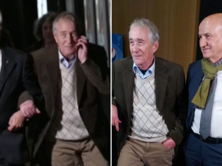 Valentin Ceaușescu, prezent la lansarea filmului lui Boloni! Reacția legendarului fotbalist la întâlnirea cu acesta.