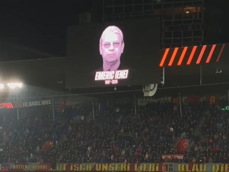 Imagini emoționante ale momentului de reculegere pentru Emeric Ienei înainte de Basel – FCSB