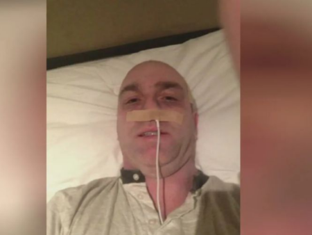 Fost sportiv cu un cablu de telefon în nas a mințit despre cancer pentru a câștiga o mică avere: „Eram copleșit de datorii”