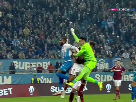 Mirel Rădoi a explodat și a mers direct la vestiare! Aioani l-a lovit pe Nsimba în prelungiri.