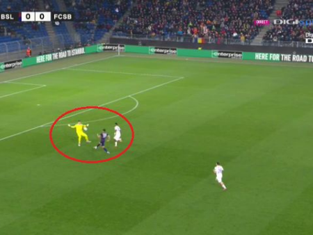 Ștefan Târnovanu, „roșu” în Basel – FCSB. Ce a urmat a fost dezastruos!