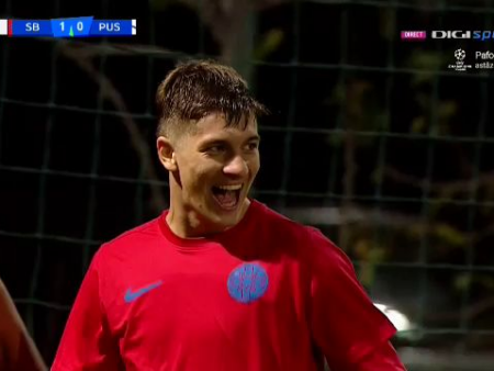 Transferul inspirat realizat de Gigi Becali! Alex Stoian, gol de excepție pentru FCSB în UEFA Youth League