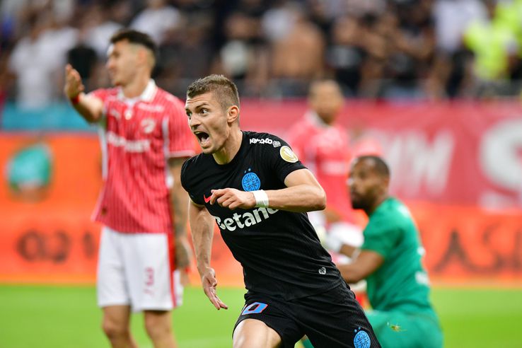 Florin Tănase în meciul Dinamo - FCSB
