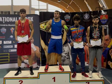 Antonio Dumitru a câștigat titlul de campion național la box și a schimbat sportul timp de două săptămâni! A obținut imediat medalia de bronz.