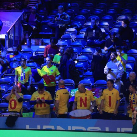 Haos complet în tribună la Ungaria