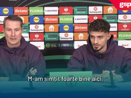 Albion Rahhmani: declarații la întoarcerea în România pentru confruntarea Craiova – Sparta Praga