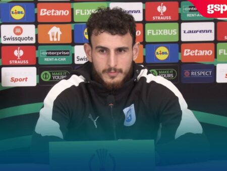 Anzor Mekvabishvili, declarații în cadrul conferinței de presă înainte de partida Universitatea Craiova – Sparta Praga