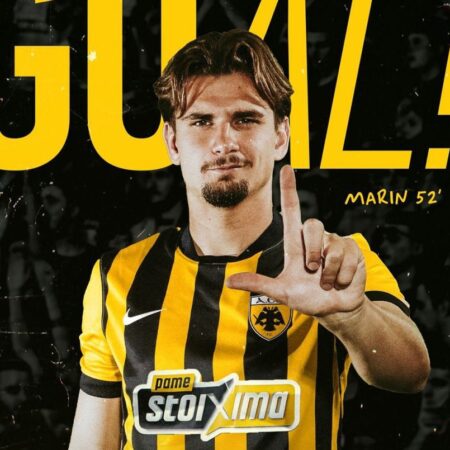 Răzvan Marin, gol esențial pentru AEK Atena în Conference League! Execuție admirabilă a mijlocașului român