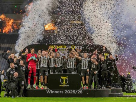 Surpriză deosebită! Au realizat al cincilea trofeu în cei 148 de ani de istorie ai clubului.