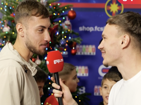 „Jucătorii FCSB, ajutoarele Moșului pentru copiii din Academie » Pantea a luat microfonul GSP pentru a-l întreba pe Lixandru: „Ce vă doriți de Crăciun?””