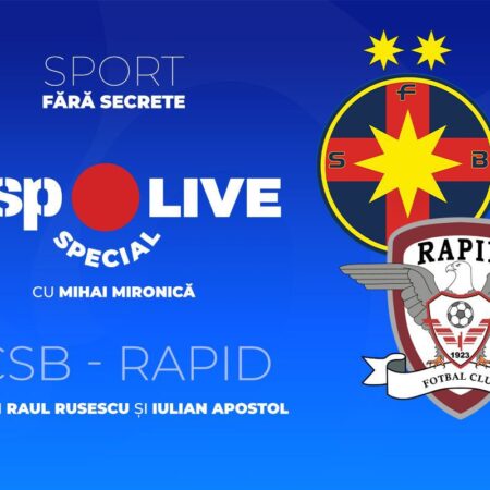 Rapid » Ultimul derby al anului! Comentăm la GSP Live Special alături de Raul Rusescu și Iulian Apostol