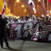 Fanii Rapidului s-au îndreptat spre Arena Națională în cortegiu, înainte de partida cu FCSB.