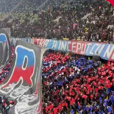 Cum s-a desfășurat coregrafia fanilor FCSB la meciul cu Rapid