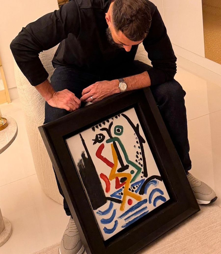 Karim Benzema a cumpărat o lucrare de Pablo Picasso.