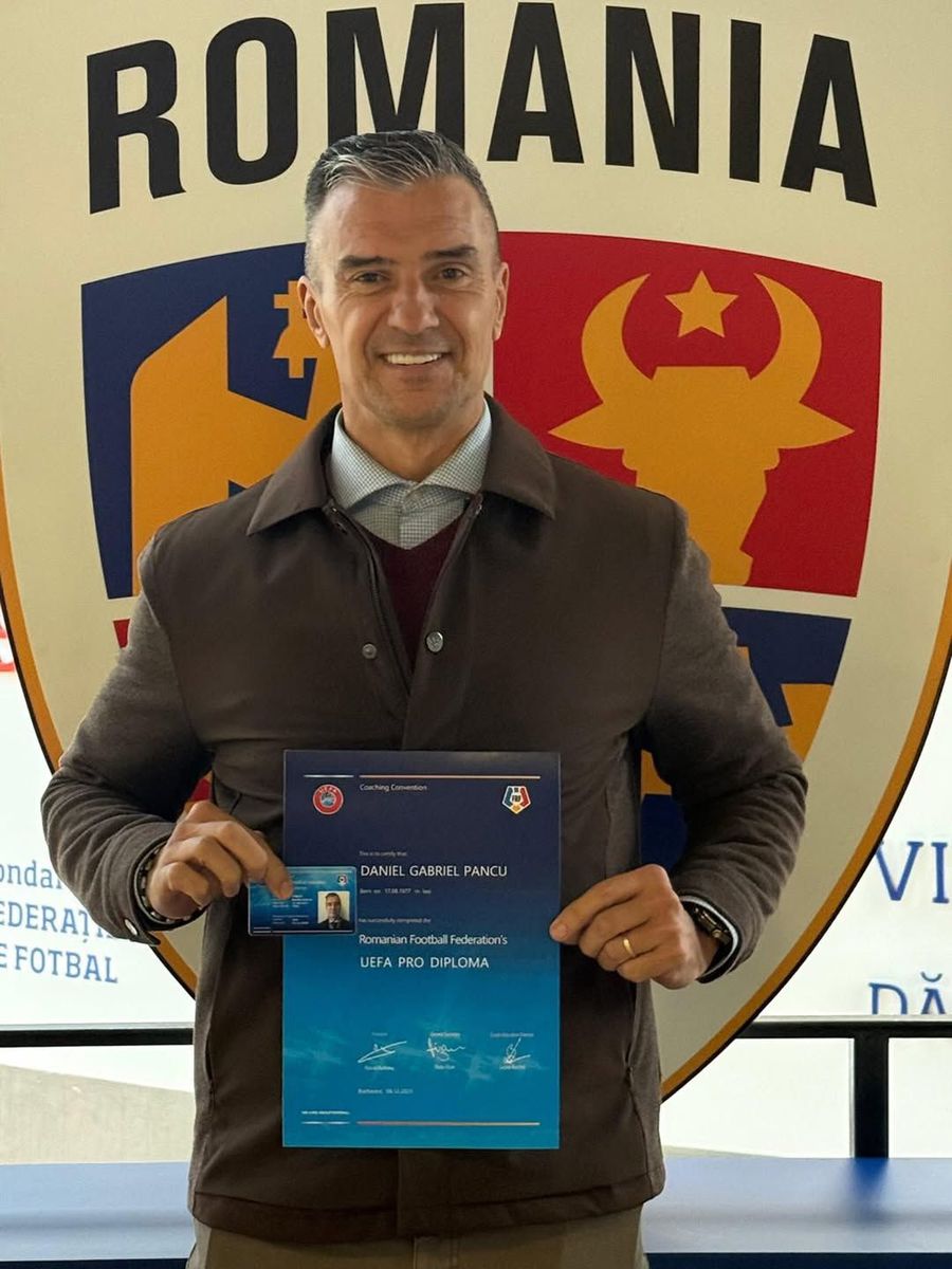 Daniel Pancu a obținut licența PRO Daniel Pancu a obținut licența PRO și devine oficial antrenorul principal al lui CFR Cluj