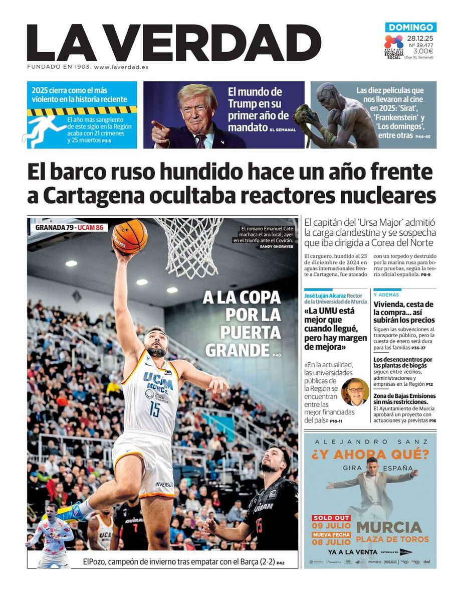 Un baschetbalist român, pe prima pagină a unei publicații spaniole: „Înspre Cupă pe ușa principală”
