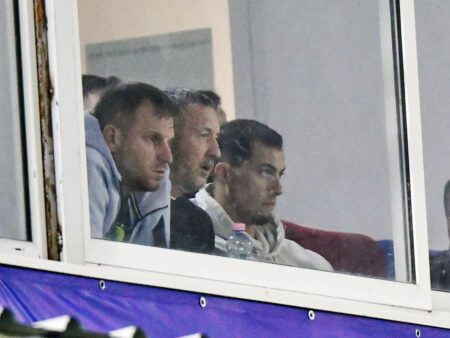 Fotbalistul recent transferat de FCSB, prezent la meciul cu Slobozia » A urmărit partida împreună cu Mihai Stoica și Florin Cernat