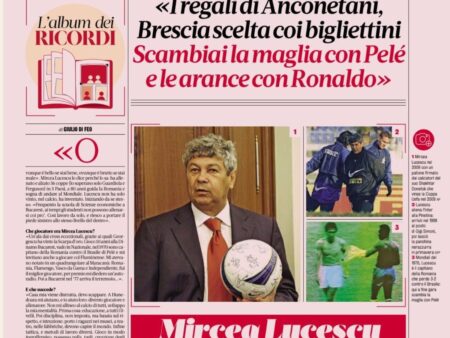 Mircea Lucescu, interviu deosebit în Italia: De la Ceaușescu la casa distrusă în cutremur și darul de la Pele