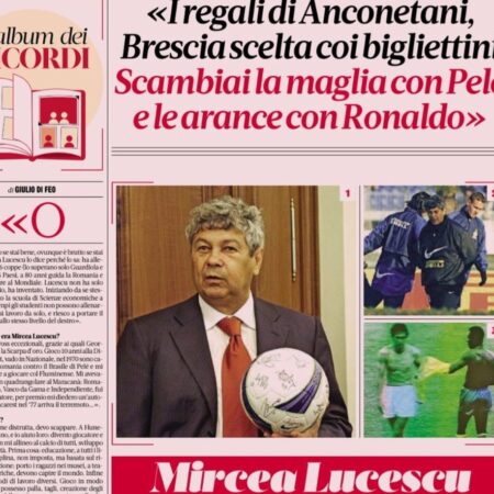 Mircea Lucescu, interviu deosebit în Italia: De la Ceaușescu la casa distrusă în cutremur și darul de la Pele
