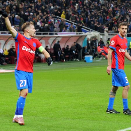 Rapid, realizată după o fază artistică! FCSB, 6 pase consecutive pentru un gol spectacular pe Arenă