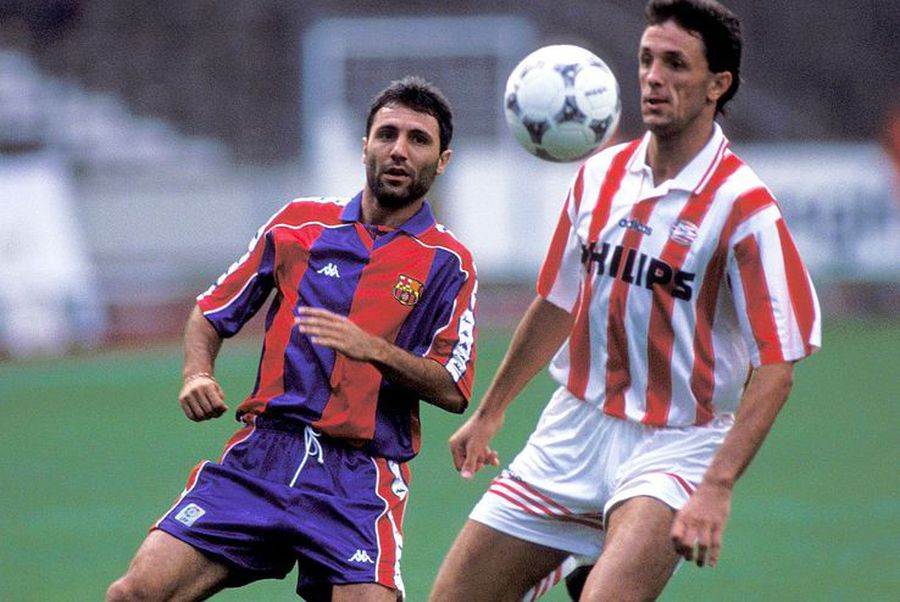 Gică Popescu, în tricoul lui PSV Gică Popescu, în tricoul lui PSV