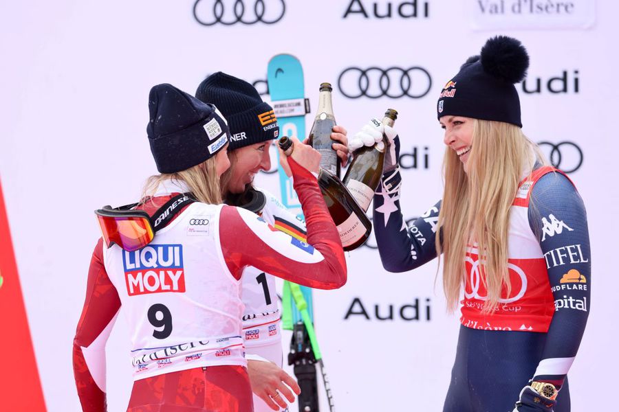 Lindsey Vonn, cu două podiumuri în Cupa Mondială la 41 de ani