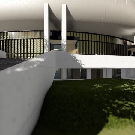 „Colosul” din inima orașului prinde viață » Imagini spectaculoase din dronă, direct de pe șantier