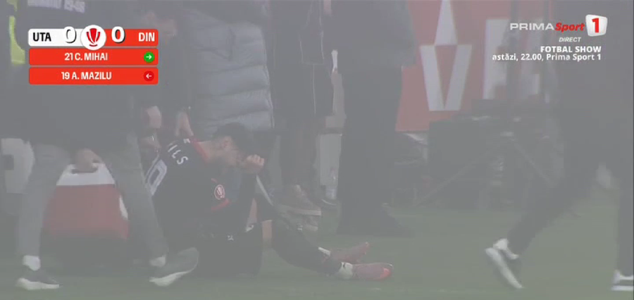Ghinion pentru Adrian Mazilu » A părăsit terenul accidentat după mai puțin de 30 de minute
