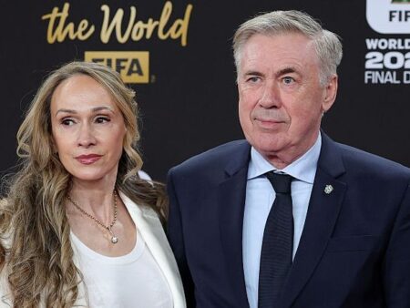 Carlo Ancelotti, apariție impresionantă la tragerea la sorți pentru Cupa Mondială! Iată cum arată soția antrenorului Braziliei.