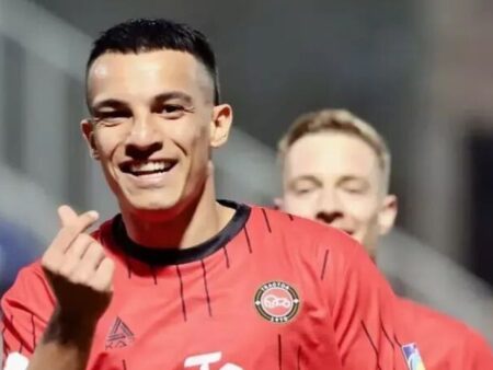 Gol incredibil în Champions League: a marcat, în ciuda celor șase adversari în față!