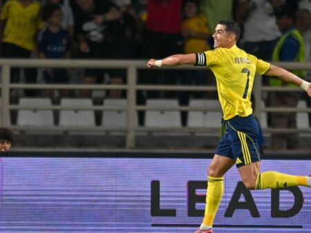 Spectacol CR7! Cristiano Ronaldo, gol spectaculos cu călcâiul. Performanțe deosebite la 40 de ani.